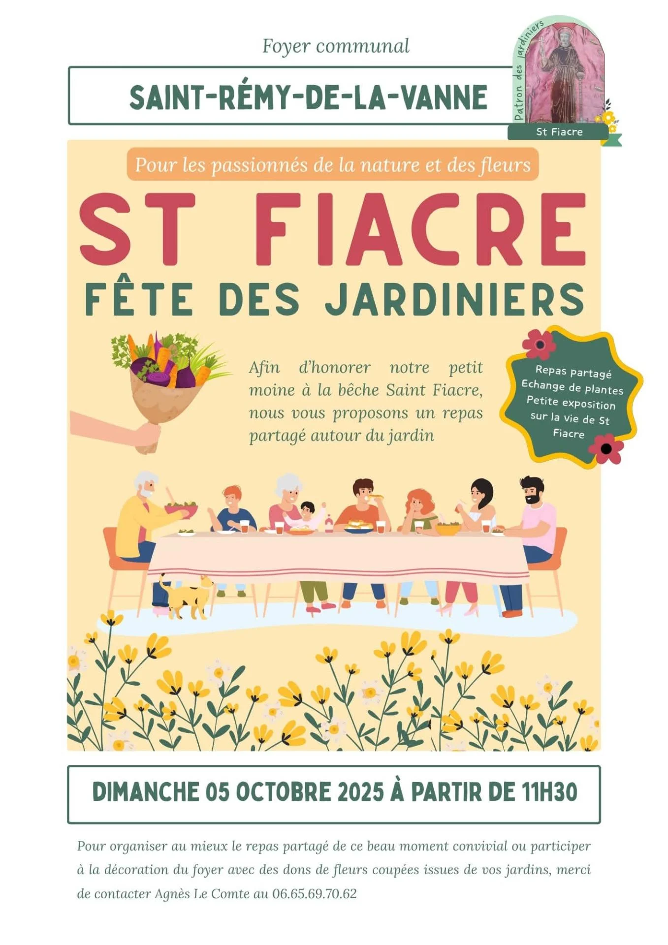 Repas Saint-Fiacre 2025